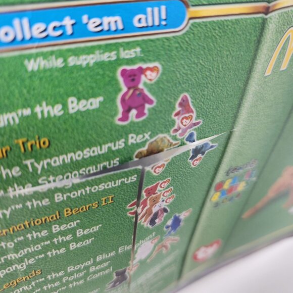 Ty Legends Teenie Beanie Baby McDonalds CHILLY The Polar Bear Plush VTG - Picture 6 of 9